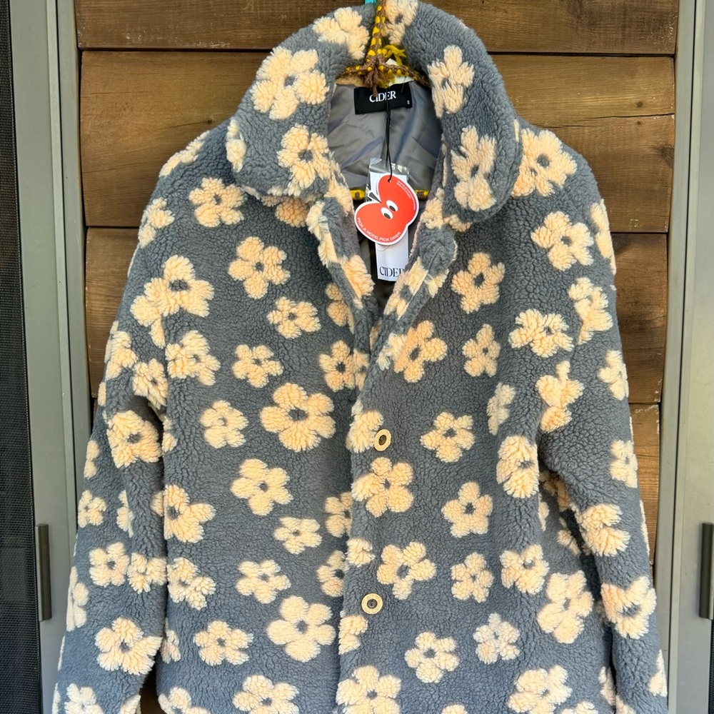 Comfy Cozy Cider Fleece Jacket size S
